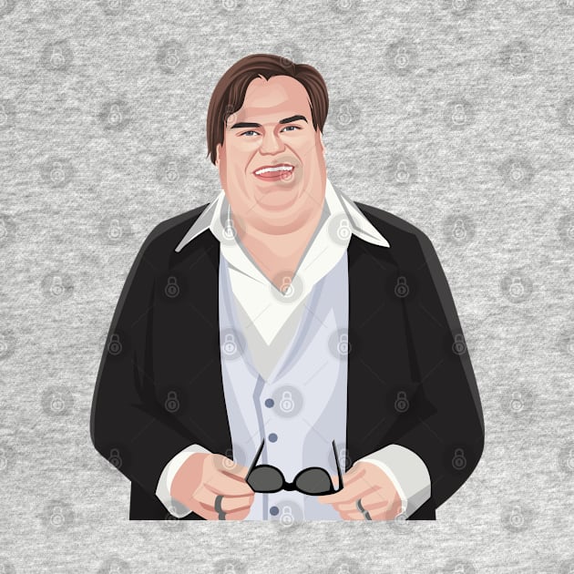 Chris Farley - Awesome Vector Art by WaltTheAdobeGuy